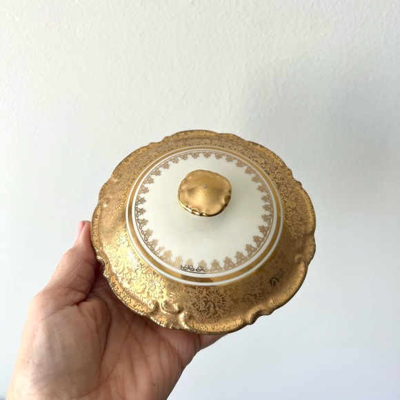 Johann Leftman Vohenstrauss Bavaria vintage covered bowl - sugar bowl - … - Picture 2 of 10